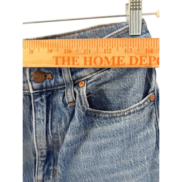 Madewell High-Rise Slim Boyjean Denim Jeans Womens Size 27 Medium Wash Casual Ev - Picture 7 of 12